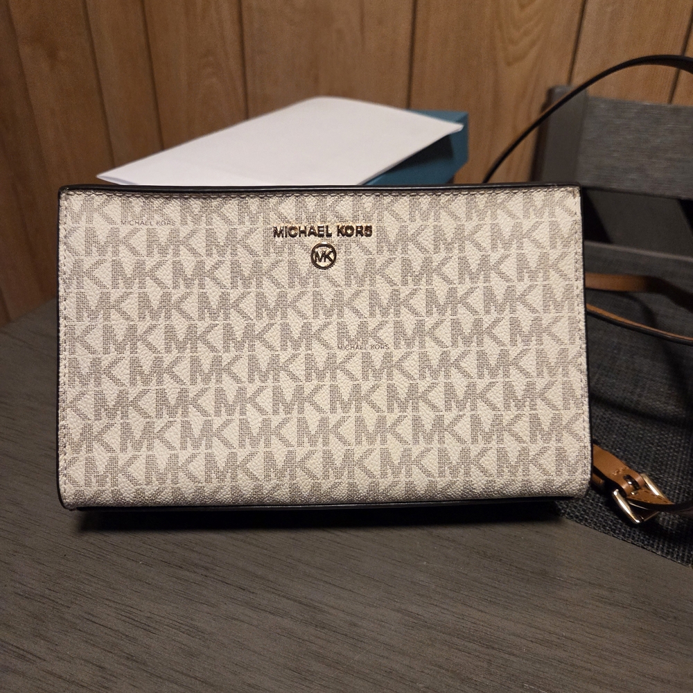Michael Kors Monogram Crossbody Bag